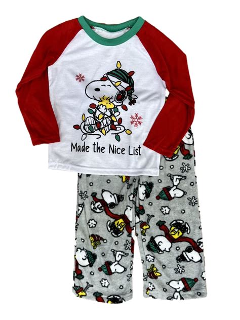 peanuts jammies